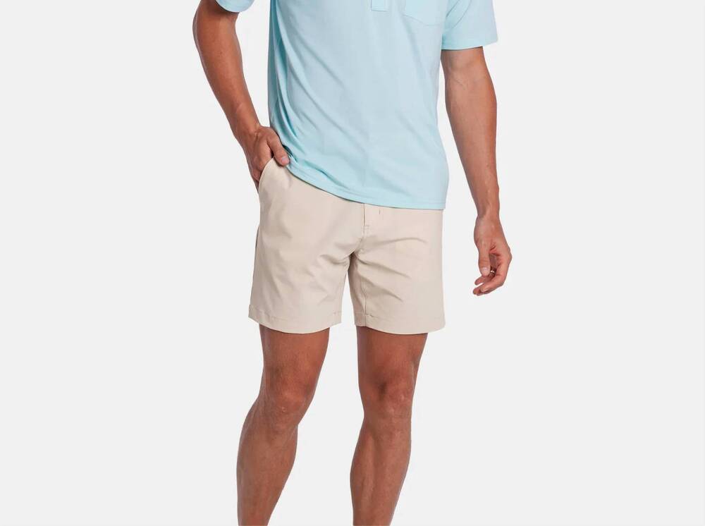 NEW CRIQUET anytime pocketing shorts in khaki